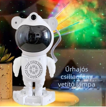 Űrnebula projektorlámpa, Bluetooth hangszóróval és távirányítóval, USB-üzemeltetés
