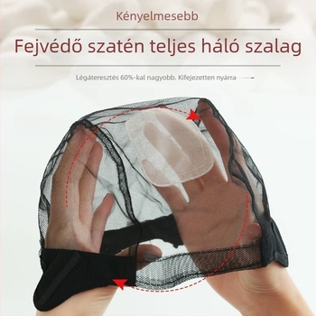 Női paróka – rövid göndör haj, kézzel szőtt, emberi hajból; festhető vagy dauerolható