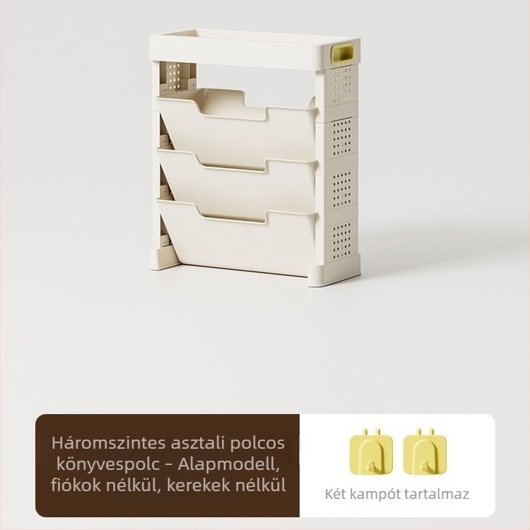 Mozgatható padlóra álló könyvespolc, nagy kapacitású, több rétegű, hálószobába és dolgozószobába