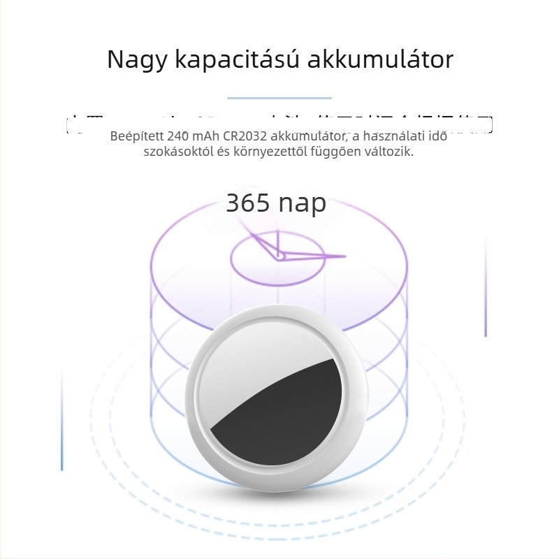 Find My nyomkövető kulcsokhoz és háziállatokhoz, AirTag elvesztés elleni eszköz