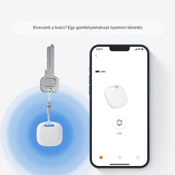 Baseus Bluetooth intelligens anti-eltűnés nyomkövető BS-BF001, GPS helymeghatározás, 30m hatótáv, iOS kompatibilis, PC ház