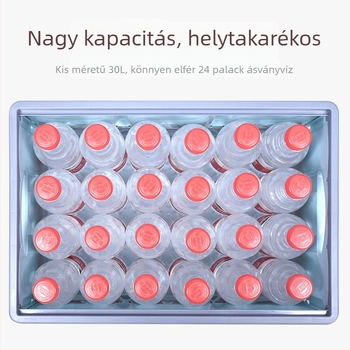 Összehajtható autócsomagtartó tároló doboz, polipropilén, 50 L kapacitás, logó nyomtatás, testreszabás elérhető