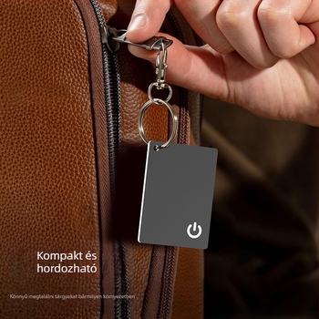 Guolink Anti-lost tracker 15 m vezeték nélküli hatótávolság, 80 mAh akkumulátor, Android NFC, pénztárca-stílusú viselés, ABS+PVC burkolat