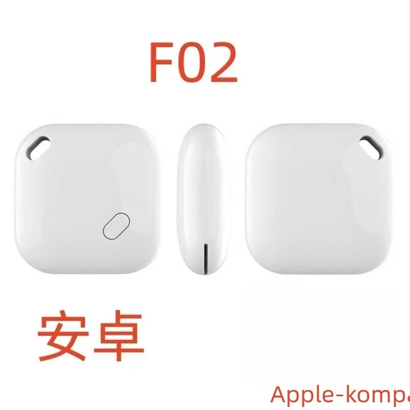 F02 Bluetooth Anti-Lost Tracker kulcsokhoz, pénztárcához és kisállatokhoz • Globális helymeghatározás • ABS anyag • 7,4 g • CR2032 230 mAh