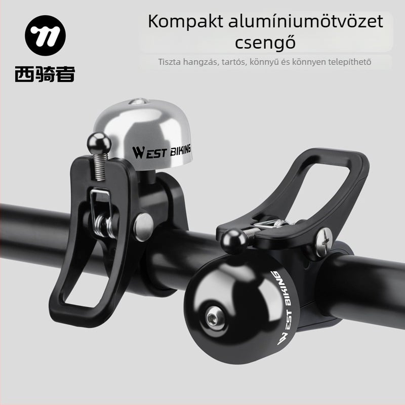 West Rider alumínium ötvözetből készült kerékpár csengő, összecsukható mountain bike csengő, modell Yp0706058