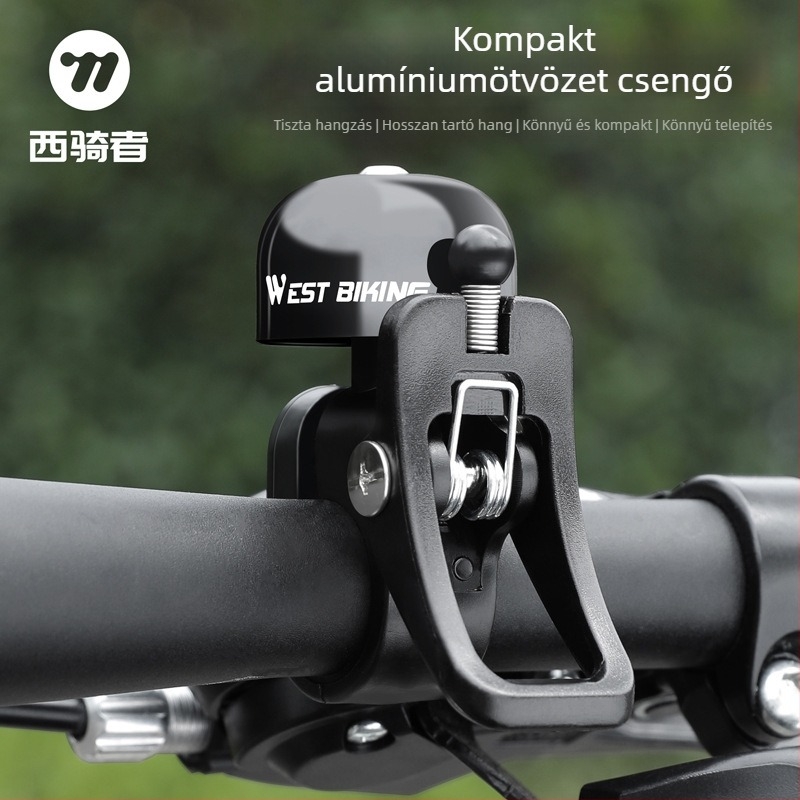 West Rider alumínium ötvözetből készült kerékpár csengő, összecsukható mountain bike csengő, modell Yp0706058