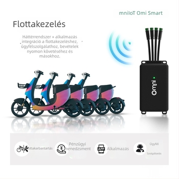 Megosztott elektromos járműflották GPS-lokátora – Modell M113, GPS‑pozíció <10 m, mobil riasztás, 4G antenna, vízálló