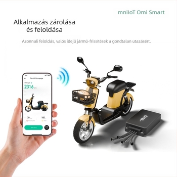 Megosztott elektromos járműflották GPS-lokátora – Modell M113, GPS‑pozíció <10 m, mobil riasztás, 4G antenna, vízálló