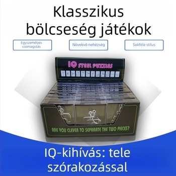 Kongming Lu Ban Lock kirakós - Fém, DC940, Oktató játék