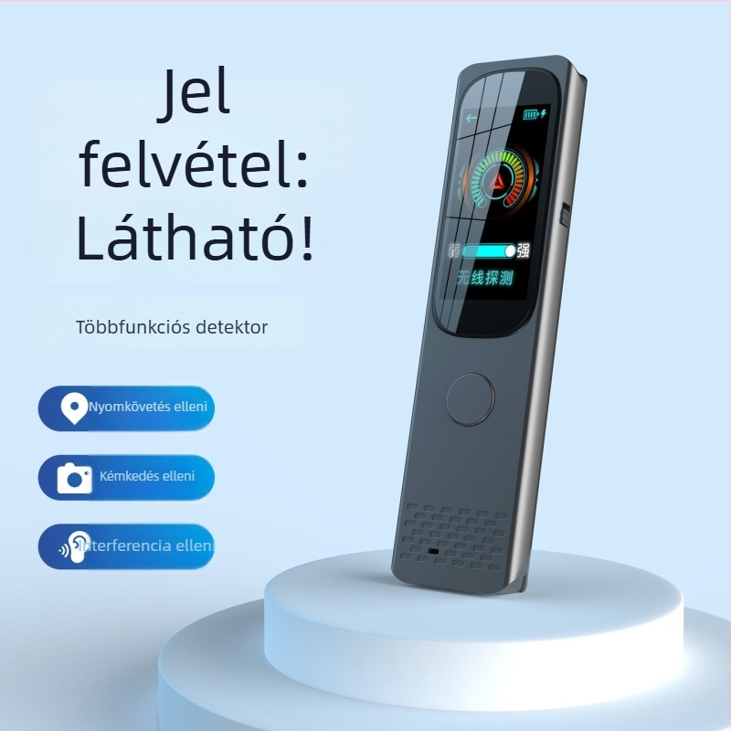 F666 Vezeték nélküli kameradetektáló infravörös felügyelettel és GPS helymeghatározással, detekciós tartomány 1-12000, működési feszültség 3.7V, hang‑rezgés riasztás