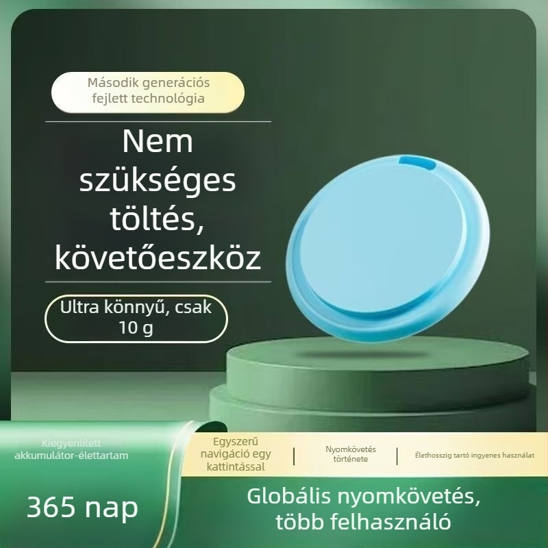 iOS-hoz Bluetooth-lokátor címke – TagD modell, 50 m hatótávolság, 220 mAh akkumulátor, PC ház