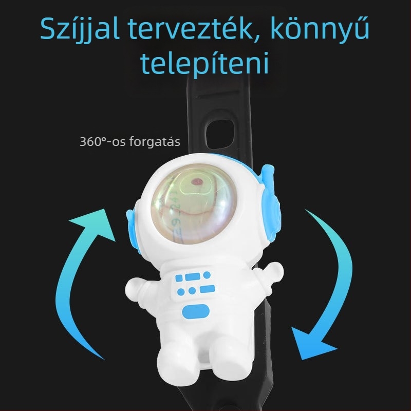 Hátsó kerékpár lámpa éjszakai kerékpározáshoz figyelmeztető fénnyel | Anybike | Termékkód Al867172084426 | Nem importált