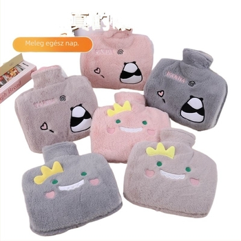 Vízfeltöltésű melegvíz-palack, önmelegítő, PVC anyag, többszintű hőmérséklet-szabályozás, kézre, kézfejre, nyakra és hátra