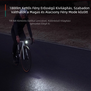 Blackbird okos kerékpár első fénye, gyorskioldó rögzítés, vízálló, út- és terepkerékpárokhoz, vakítást gátló, modell L5