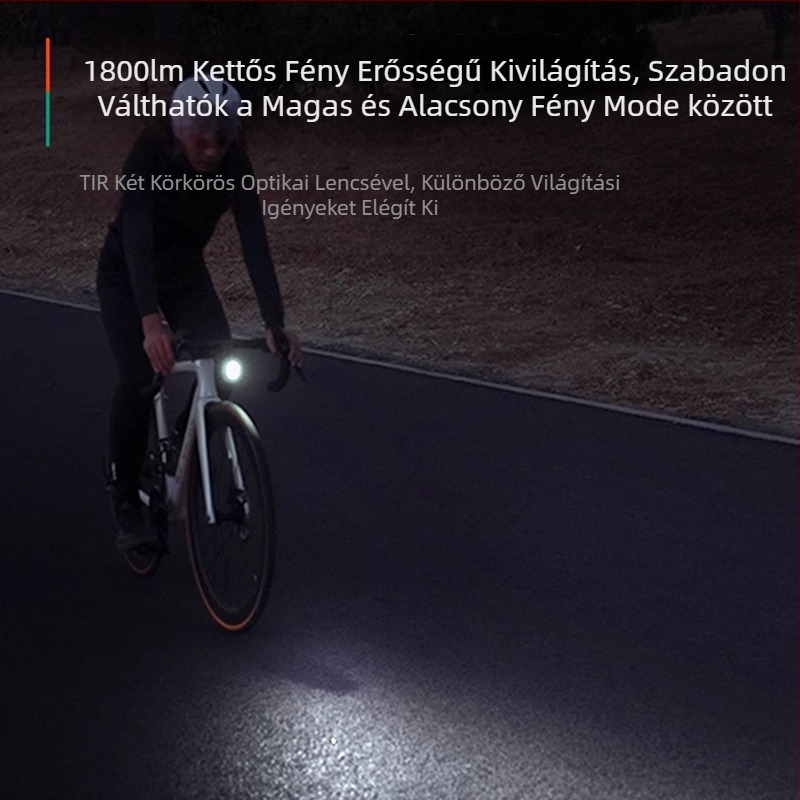 Blackbird okos kerékpár első fénye, gyorskioldó rögzítés, vízálló, út- és terepkerékpárokhoz, vakítást gátló, modell L5