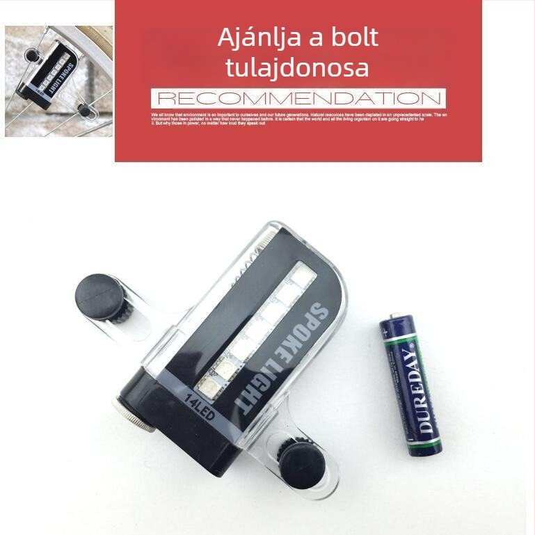 Intelligens szenzoros küllőfény kerékpárhoz — dekoratív kerékfény hegymászó kerékpárhoz, éjszakai villogás