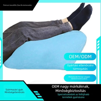 Felfújható láb párna hátsó támasz, összecsukható PVC ülőalkalmatosság, modell NDISJ, testreszabható logó