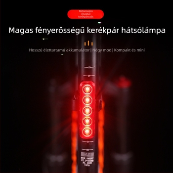 MTB kerékpár hátsó LED lámpa több üzemmóddal, újratölthető — Jiuyue/yuuisd