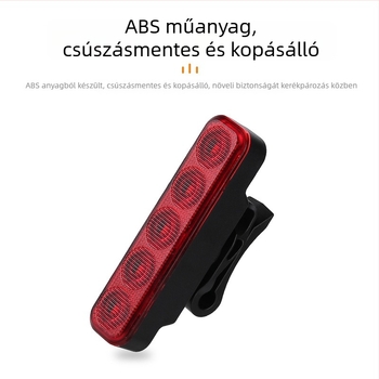 MTB kerékpár hátsó LED lámpa több üzemmóddal, újratölthető — Jiuyue/yuuisd