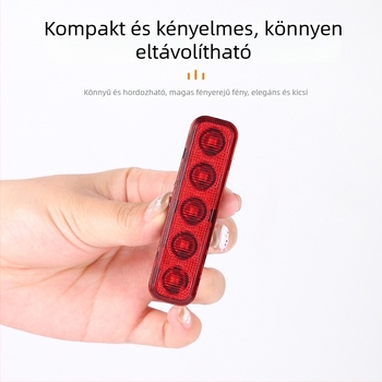 MTB kerékpár hátsó LED lámpa több üzemmóddal, újratölthető — Jiuyue/yuuisd