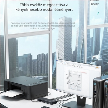 Maxtor vimo MT-HK401 HDMI KVM kapcsoló több számítógéphez (Modell MT-HK401, Termékkód 7777)