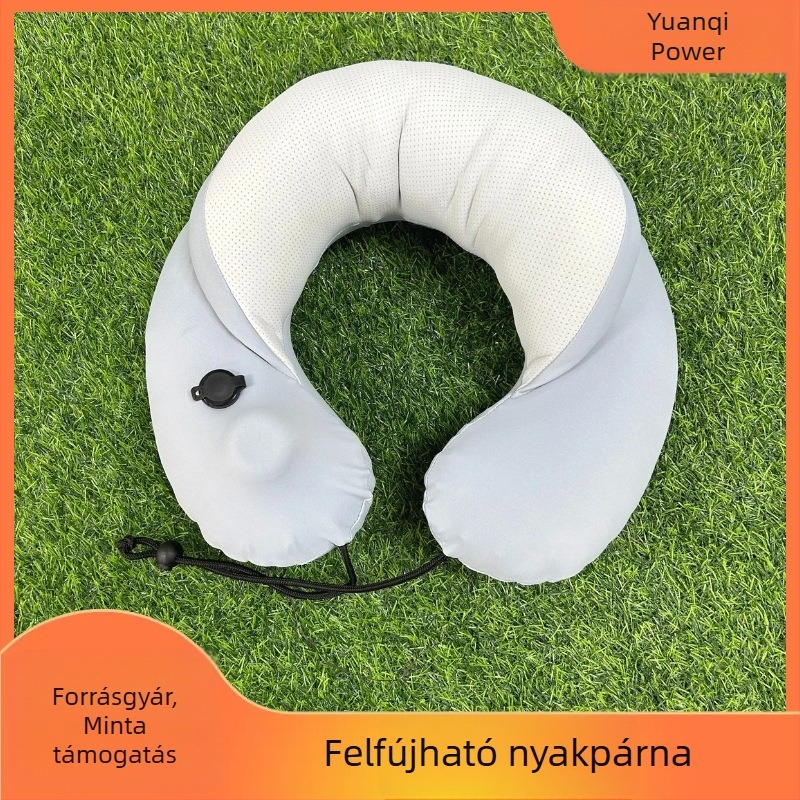 TPU anyagú felfújható nyakpárna, U alakú, modell 5411, tömeg 150 g