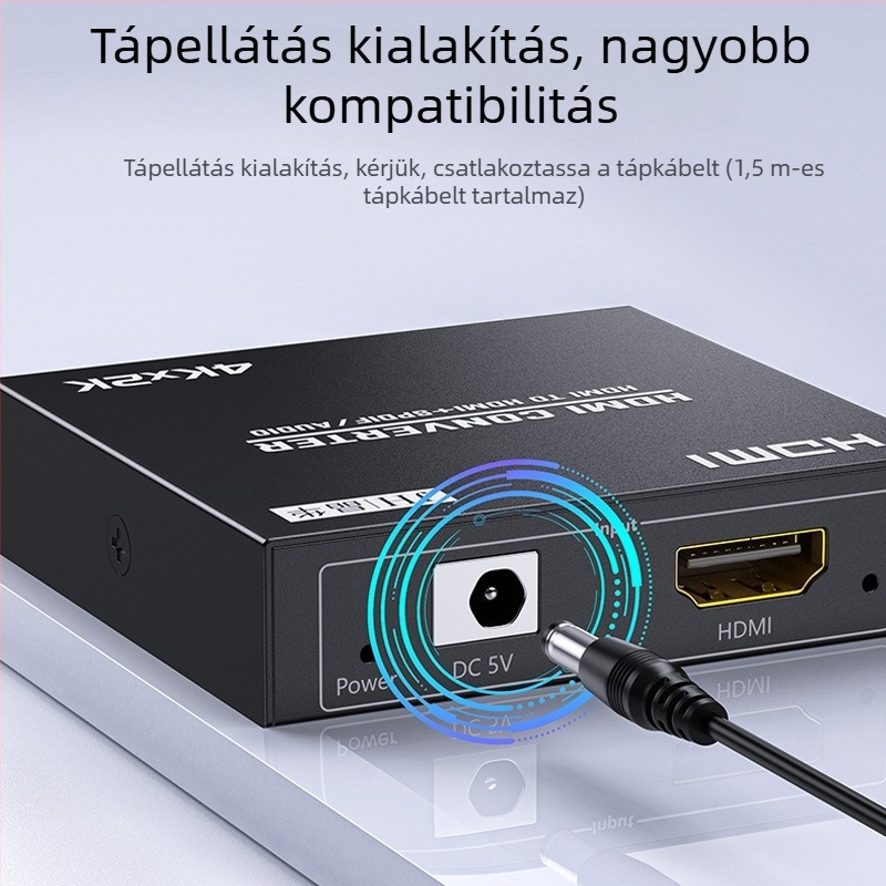 Jinghua HDMI hang optikai splitter 2.0, 4K digitális optikai hangátalakító