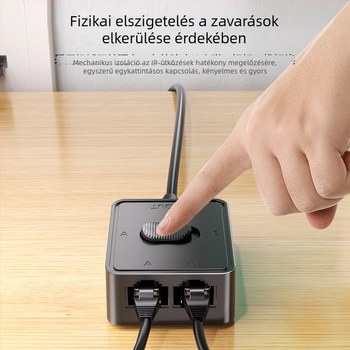 2-portos RJ45 gigabites hálózati kapcsoló, készleten