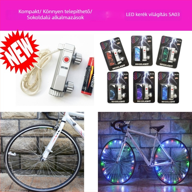 Colorful Knight 20LED Kerékpár LED Füzér SA03
