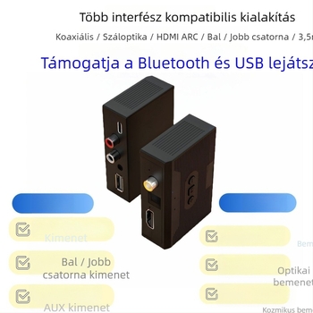 Audió konverter Xl8 480P felbontással, 0,8 m kábel, távoli ébresztés és energiagazdálkodás