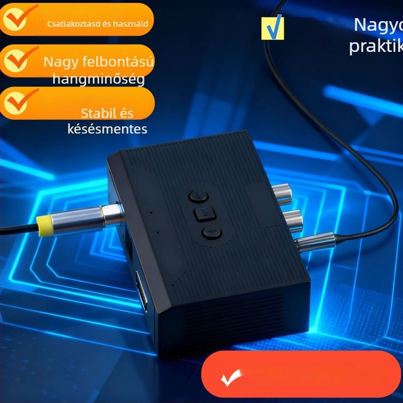 Audió konverter Xl8 480P felbontással, 0,8 m kábel, távoli ébresztés és energiagazdálkodás