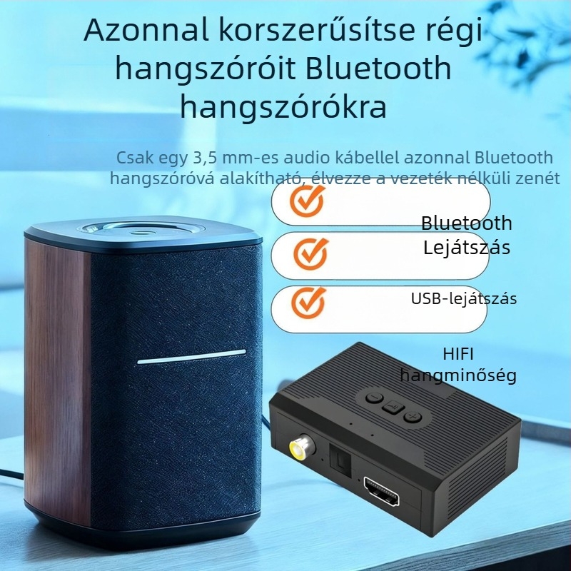 Audió konverter Xl8 480P felbontással, 0,8 m kábel, távoli ébresztés és energiagazdálkodás