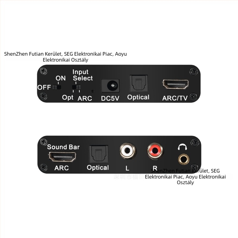 HDMI ARC audió adapter optikai-analóg DAC192K, modell 133