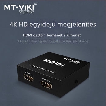 Maxtor MT-SP102M HDMI osztó 1x2 4K