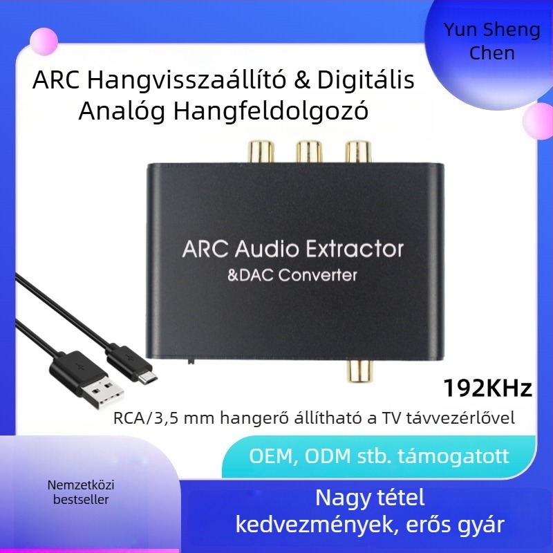 HDMI ARC hangkonverter Yunshengchen, modell YSC-80Pro, távoli ébresztéssel és energia-gazdálkodással