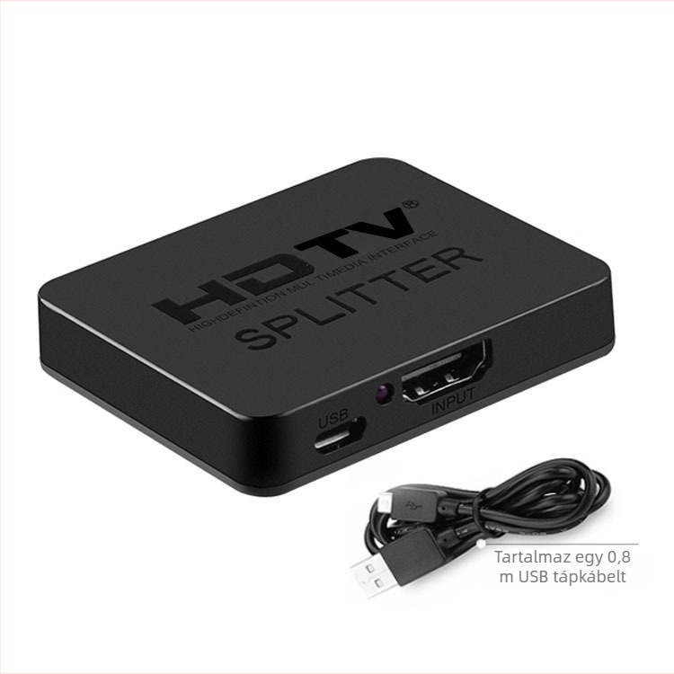HDMI osztó 1 bemenet 2 kimenet 4K (3840x2160) RL-HSP4K12-P1