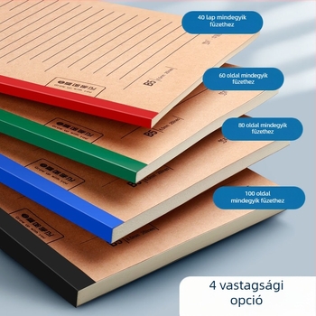 Mengjin notesz nosztalgikus retro stílusban, fedél: papír, kötés: más típus, 70 g/m² papír, 50–100 oldal