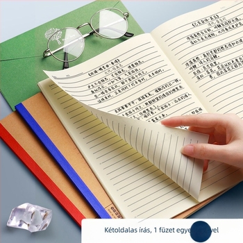 Mengjin notesz nosztalgikus retro stílusban, fedél: papír, kötés: más típus, 70 g/m² papír, 50–100 oldal