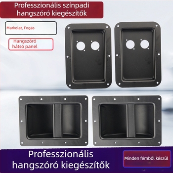 Színpad hangszórókhoz tartozékok — Shadow fiber derékszögű vas fogantyú és hátsó panel