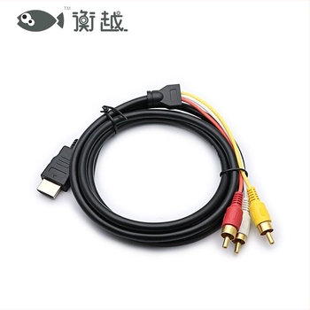 SCART–tól RCA/S-Video felé videoátalakító, európai 21‑pin csatlakozóval, Hengyue HYZ646, 2019-ben piacra dobva, OEM és magáncímke elérhető.