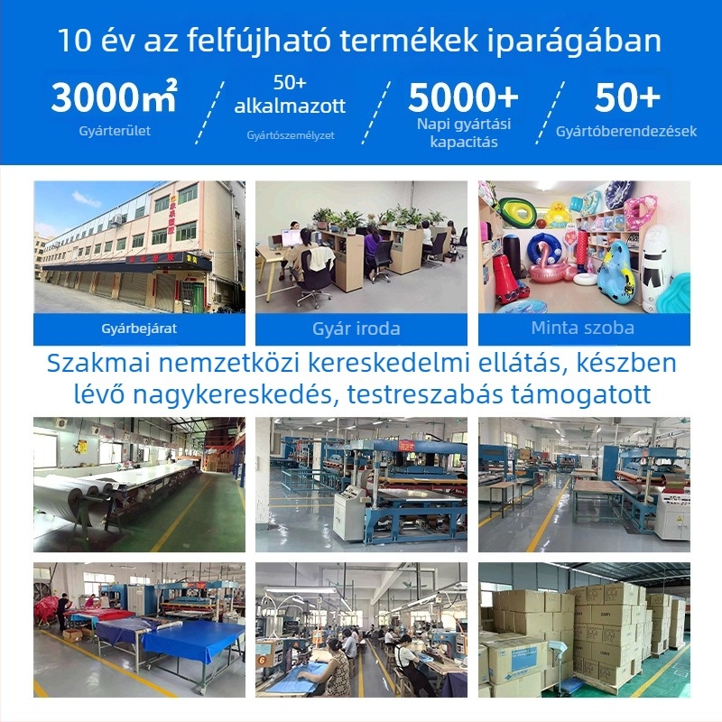 Felfújható háromszög alakú párna fogantyúval – PVC, 0,35 mm vastagság, modell 548, 0,3 kg súly