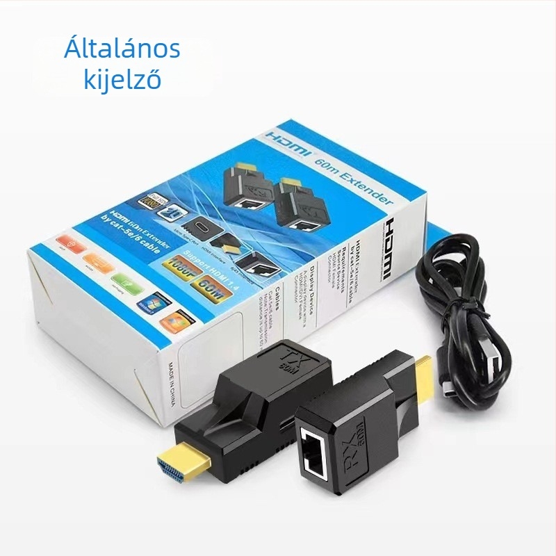 HDMI hosszabbító 60 m USB töltéssel, passzív HDMI átvitellel, 1080P