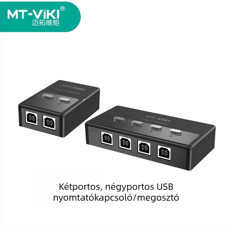 Maituo MT-SW221-CH USB nyomtató és USB eszközmegosztó kapcsoló