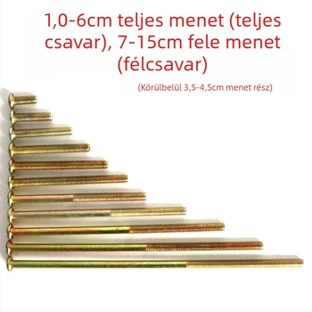 Hosszított kapcsoló- és aljzatpanel univerzális kábeldobozhoz – M4 csavarok kompatibilitás, galvanizált Q235 acél, GB5783-86 szabvány, teljesítmény 4.8