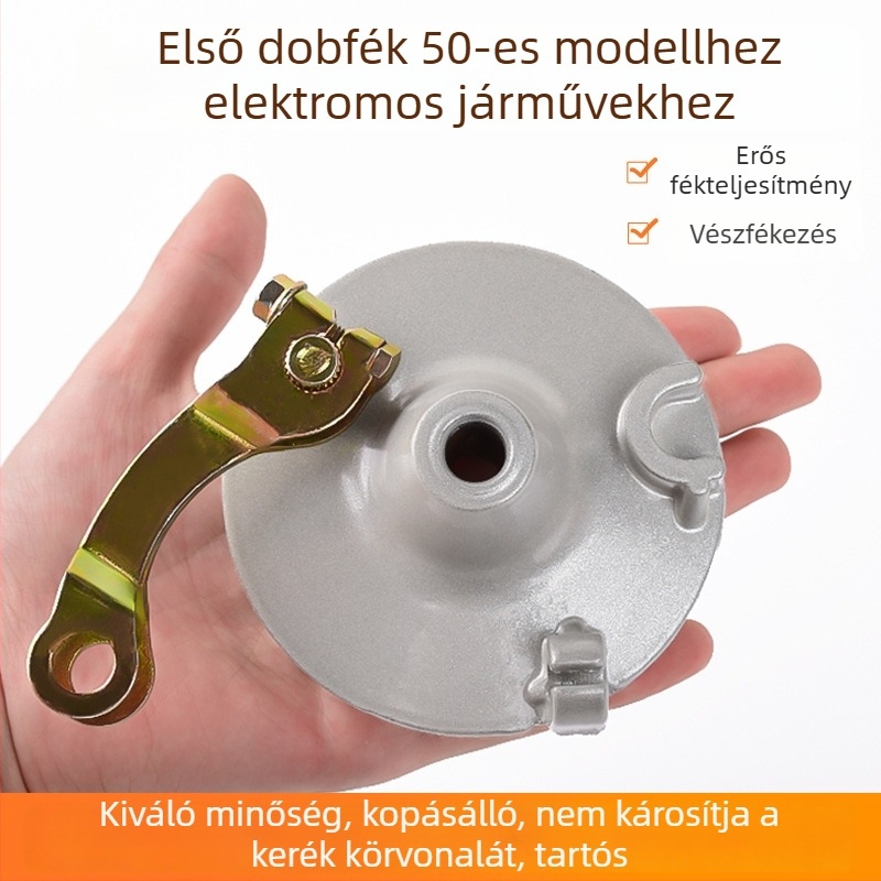 Magnolia 50 első dobfék-összeállítás, előre dobfékfedéllel és 50 fékbetéttel