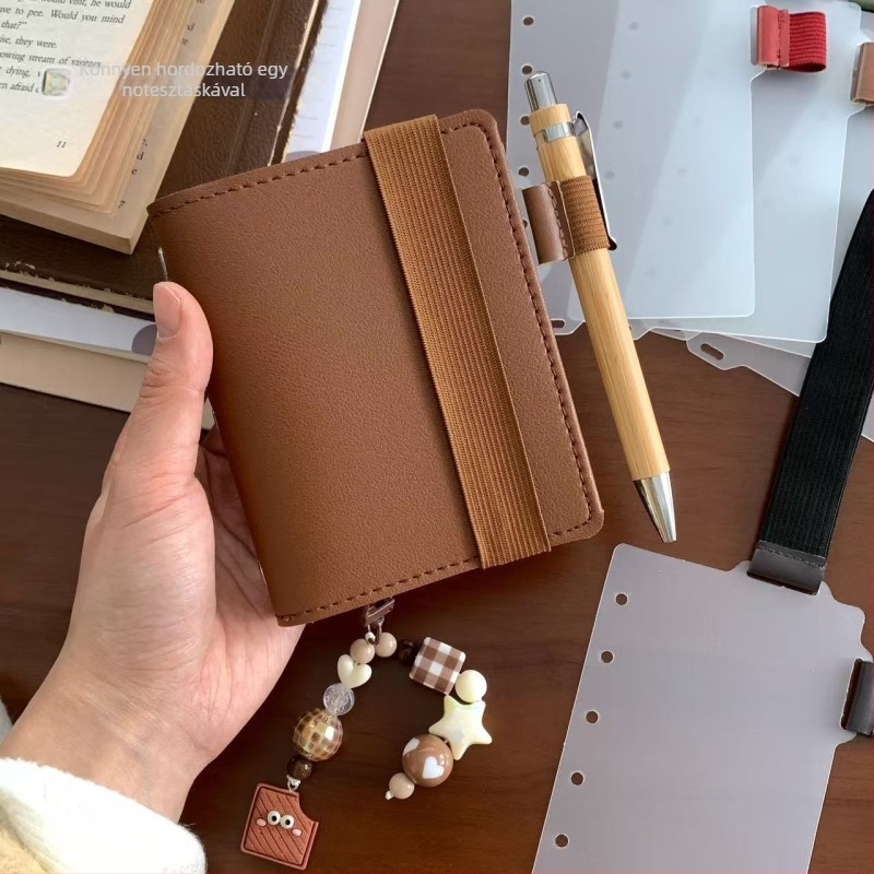 Yulu Füzetrendező elválasztó tollklippel – PP belső oldal, Loose-Leaf refill, testreszabható, kód Q3-120, 1 oldal