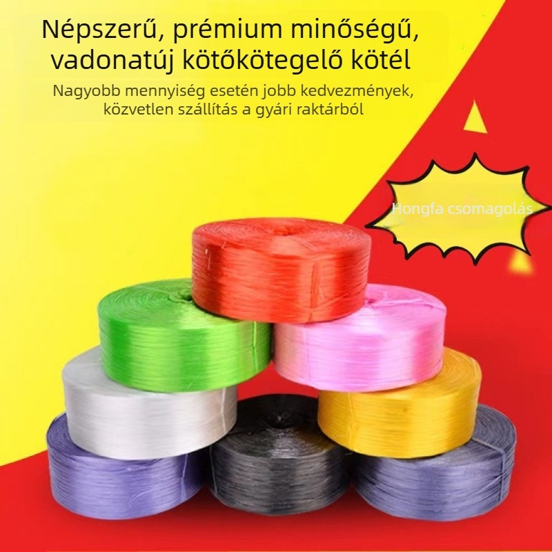PP kötöző kötél, Real Packaging márka, 50 kg terhelhetőség csomagonként