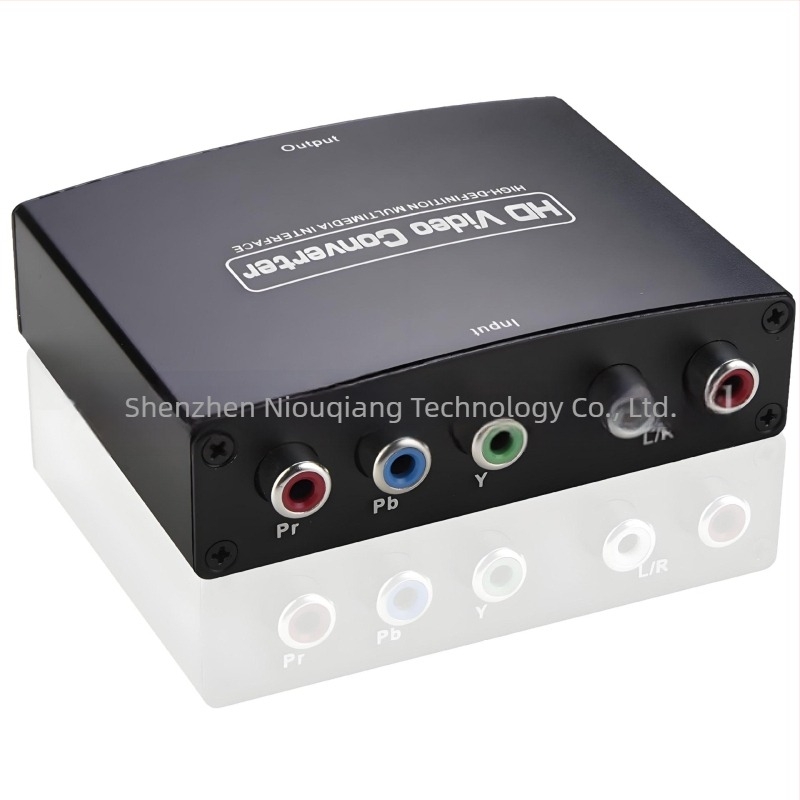 newkeng NK-P60 YPbPr to HDMI konverter, kapcsoló/elosztó, 1080p felbontás, távoli ébresztés, energia-kezelés