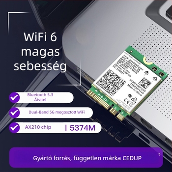 EDUP EP-AX210 vezeték nélküli hálózati kártya, 3000 Mbps, PCI csatlakozó, 802.11g/b/n