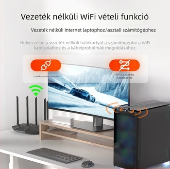 Tenda W311mi USB vezeték nélküli hálózati kártya asztali számítógéphez - 286 Mbps, USB interfész, 2,4 GHz, 802.11g